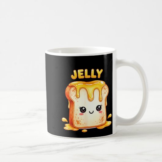 Mug I’m With The Jelly Funny Matching Couple Cute Kawa (Droite)