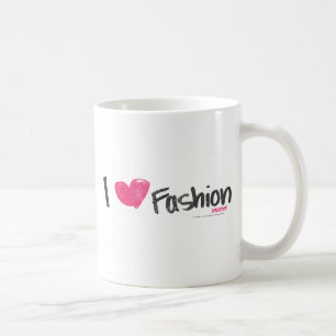 Mug I magenta de mode de coeur
