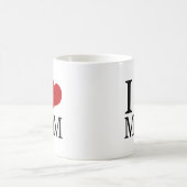 Mug I maman de coeur (maman d'amour d'I) (Centre)