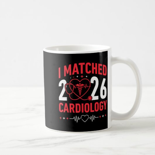 Mug I Matched Cardiology Match Day 2026 Residency Resi (Droite)