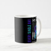 Mug I Miss My Wife Suicide Awareness Prevention Americ (Devant droit)