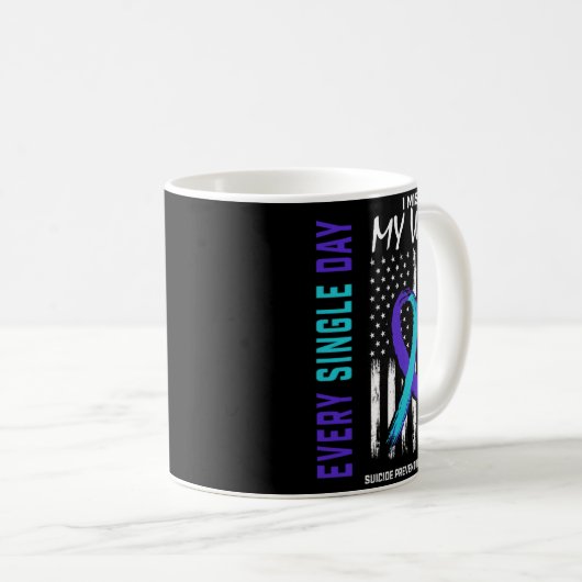 Mug I Miss My Wife Suicide Awareness Prevention Americ (Devant droit)