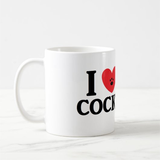 Mug ♥ I mon Cockapoo (Gauche)