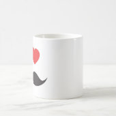 Mug I moustache de coeur (Centre)