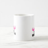 Mug I moustache vous une moustache de rose de question (Centre)