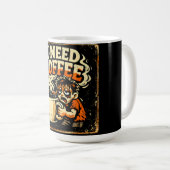Mug I Need Coffee – Morning Survival Humor (Devant droit)