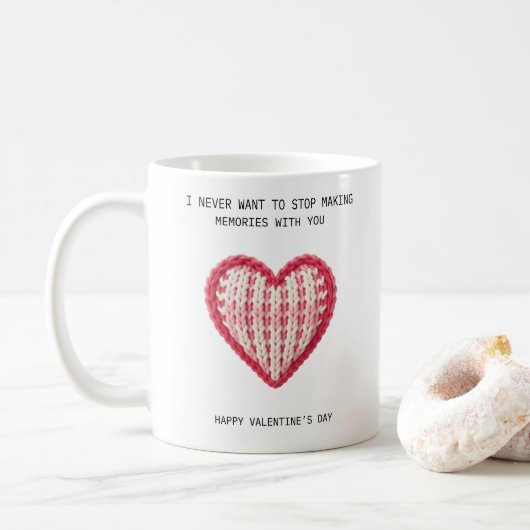 Mug I never want to stop making memories with you (Avec donut)