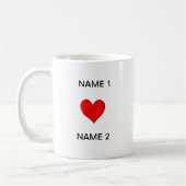 Mug I nom de coeur (Gauche)