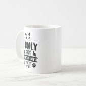 Mug I Only Care About My Cat (Devant gauche)