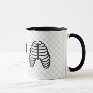 Mug I os de nervure de coeur