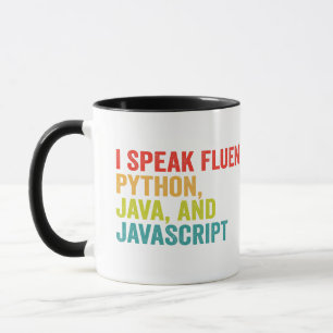 Mug i Parle Fluent Informatique Langue Funny Coding