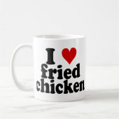 Mug I poulet frit de coeur (Gauche)