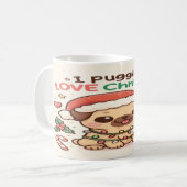 Mug I Pugging Love Christmas: A Christmas Classic (Devant gauche)
