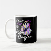 Mug I Put The Boo In Boujee Funny Leopard Boujie Ghost (Gauche)