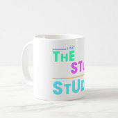 Mug I Put the Stud in Study - Drôle Student Design (Devant gauche)