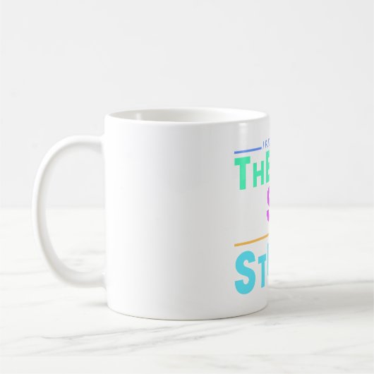 Mug I Put the Stud in Study - Drôle Student Design (Gauche)