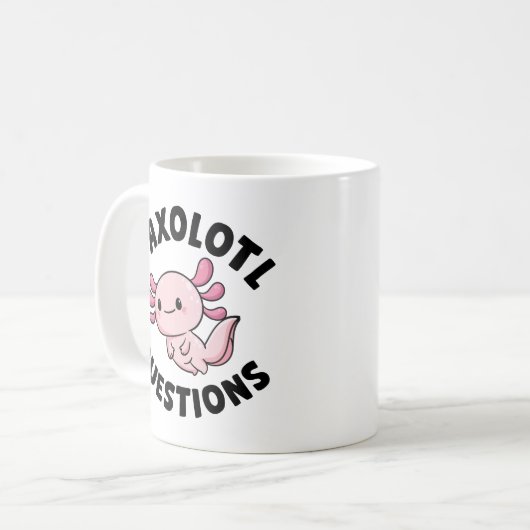 Mug I Questions Axolotl (Devant gauche)