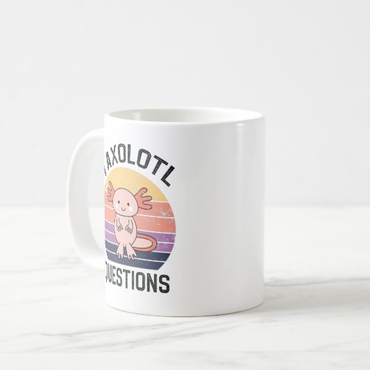 Mug I Questions Axolotl (Devant gauche)
