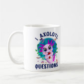 Mug I Questions Axolotl, Axolotl Kawaii Pink (Gauche)