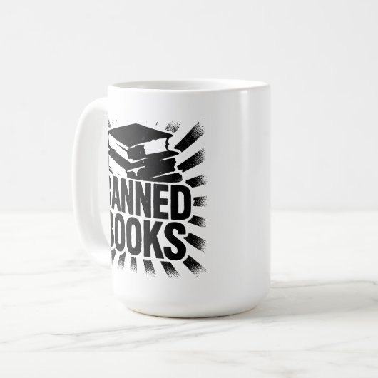 Mug I Read Banned Books (Devant gauche)