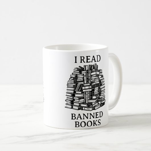 Mug I Read Banned Books (Devant droit)
