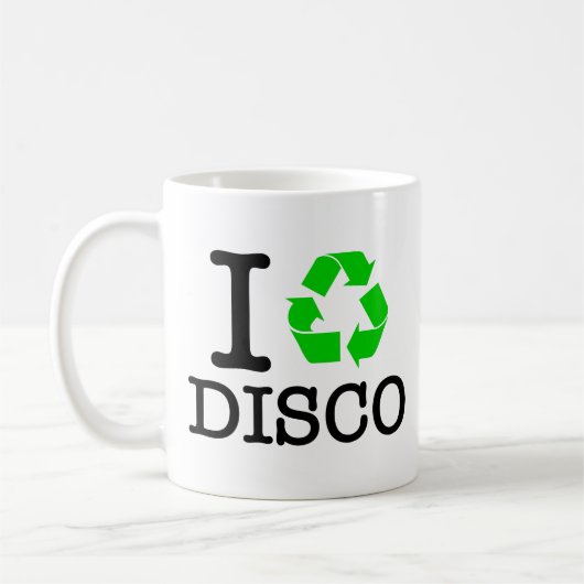 Mug I Recycle Disco (Gauche)