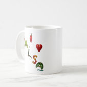 Mug I Salsa de coeur (Devant gauche)