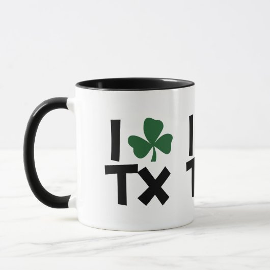 Mug I<Shamrock>Texas St Patrick's Day (Gauche)