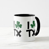 Mug I<Shamrock>Texas St Patrick's Day (Devant droit)