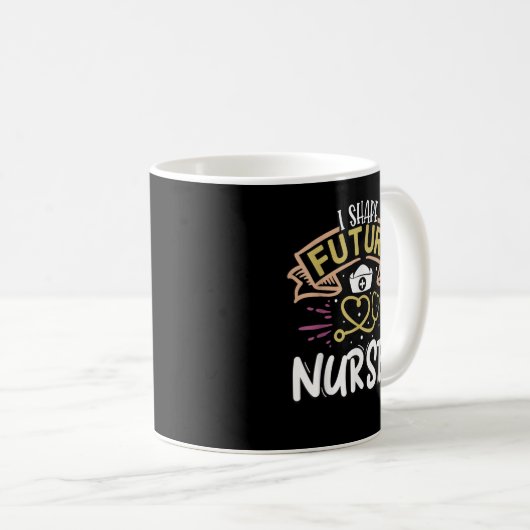 Mug I Shape Future Nurses (Devant droit)