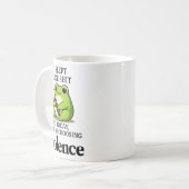 Mug I Slept Like Funny Frog Choosing Violence Tee (Devant gauche)