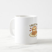 Mug I Sloth You - Cute Kawaii Sloth Love Pun Design Cl (Devant gauche)