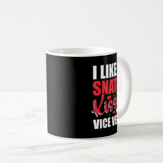 Mug I Snatation Kisses & Vice Versa Funny Adulte S (Devant droit)