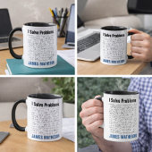 Mug I Solve Problems Funny Math Equations Personalized