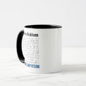 Mug I Solve Problems Funny Math Equations Personalized (Devant gauche)