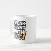 Mug I Speak Fluent Math – Cute Kawaii Teacher (Devant gauche)