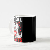 Mug I Steal 67 Hearts Funny 67 Valentine Dinosaur Men  (Devant gauche)