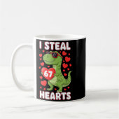 Mug I Steal Hearts 67 Trex Kids Valentines Meme Six Se (Gauche)