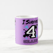 Mug I Survive 4e année (Devant droit)