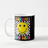 Mug I Survived 100 Days Of School Boys Kids 100th Day (Gauche)