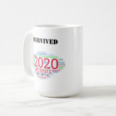 Mug I Survived 2020 (Devant gauche)