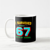 Mug I Survived 67 Days Of School Boys Six Seven Meme G (Gauche)