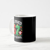 Mug I Survived 67 Days Of School Christmas Candy Cane  (Devant gauche)