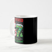 Mug I Survived 67 Days Of School Christmas Candy Cane  (Devant gauche)