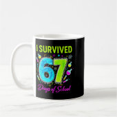 Mug I Survived 67 Days Of School Funny 67 Meme Science (Gauche)
