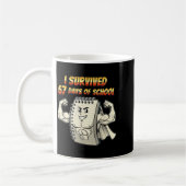 Mug I Survived 67 Days Of School Funny 67 Teachers Stu (Gauche)
