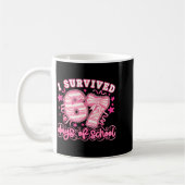 Mug I Survived 67 Days Of School Funny 67 Teachers Stu (Gauche)