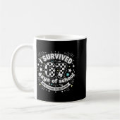 Mug I Survived 67 Days Of School Funny 67 Teachers Stu (Gauche)