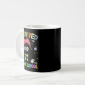 Mug I Survived 67 Days Of School Funny Black Cat Six S (Devant gauche)