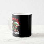 Mug I Survived 67 Days Of School Funny Gen Christmas (Devant gauche)